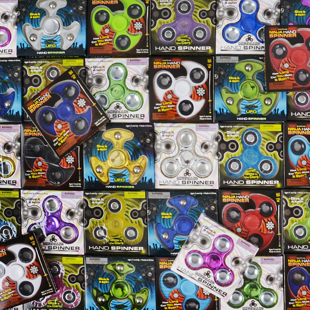 200 pieces of 3 inch Fidget Spinner Assortment 50pcs/un