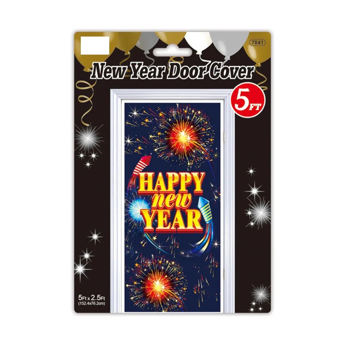 72 Pieces of New Year Door Cover 76.2 X 152.4cm