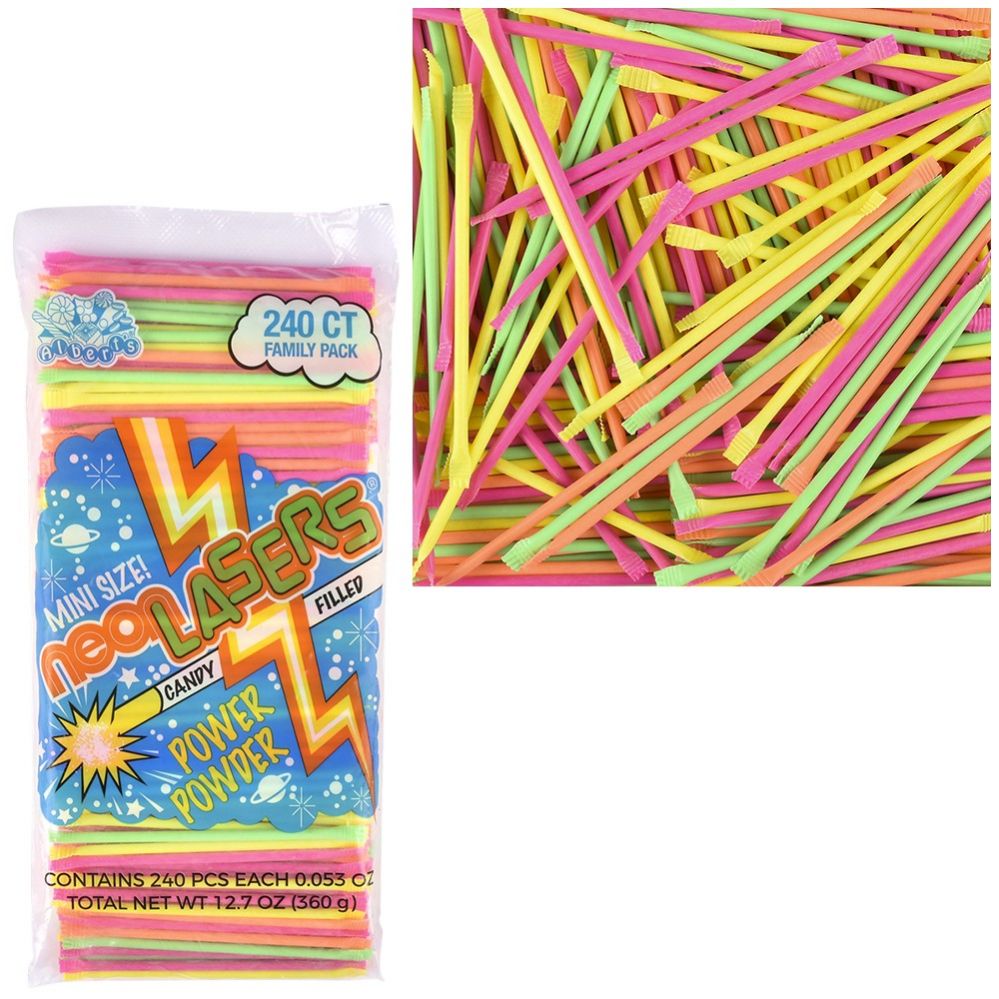 4320 pieces of Neon Laser Straws