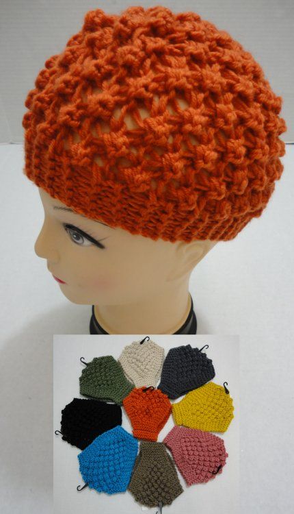 24 pieces of Wide Hand Knitted Ear Band [solid Color] *loop