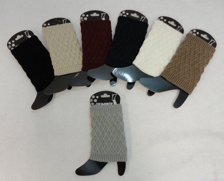 24 pieces of Knitted Boot Cuffs [diamond Knit]