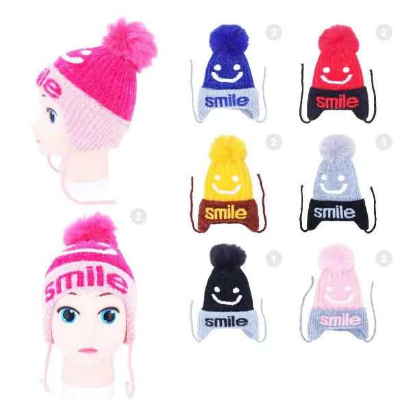 36 Pairs of Kids Winter Hat (assorted Colors)