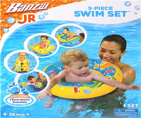 6 pieces Banzai Jr 5-Piece Swim Set - Inflatables - at - alltimetrading.com