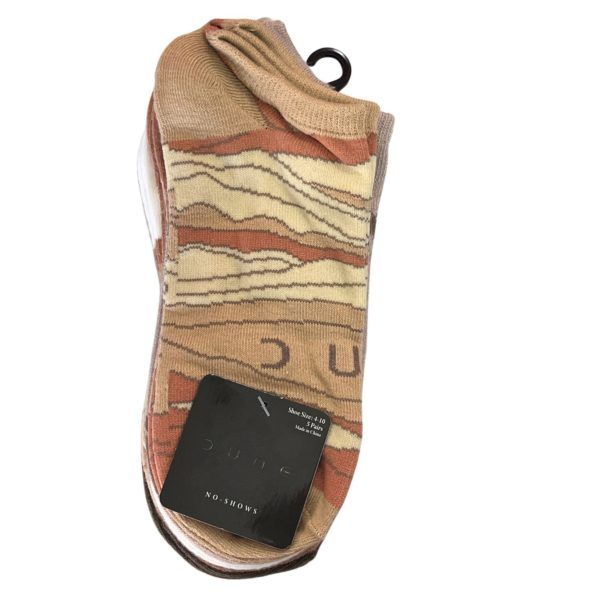 12 pieces of Brown Dune Women's No Show Socks Size 9-11