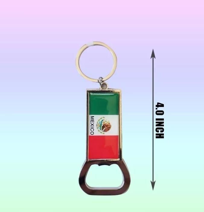 144 Pieces of  Mexico Flag Keychain Bottle Opener