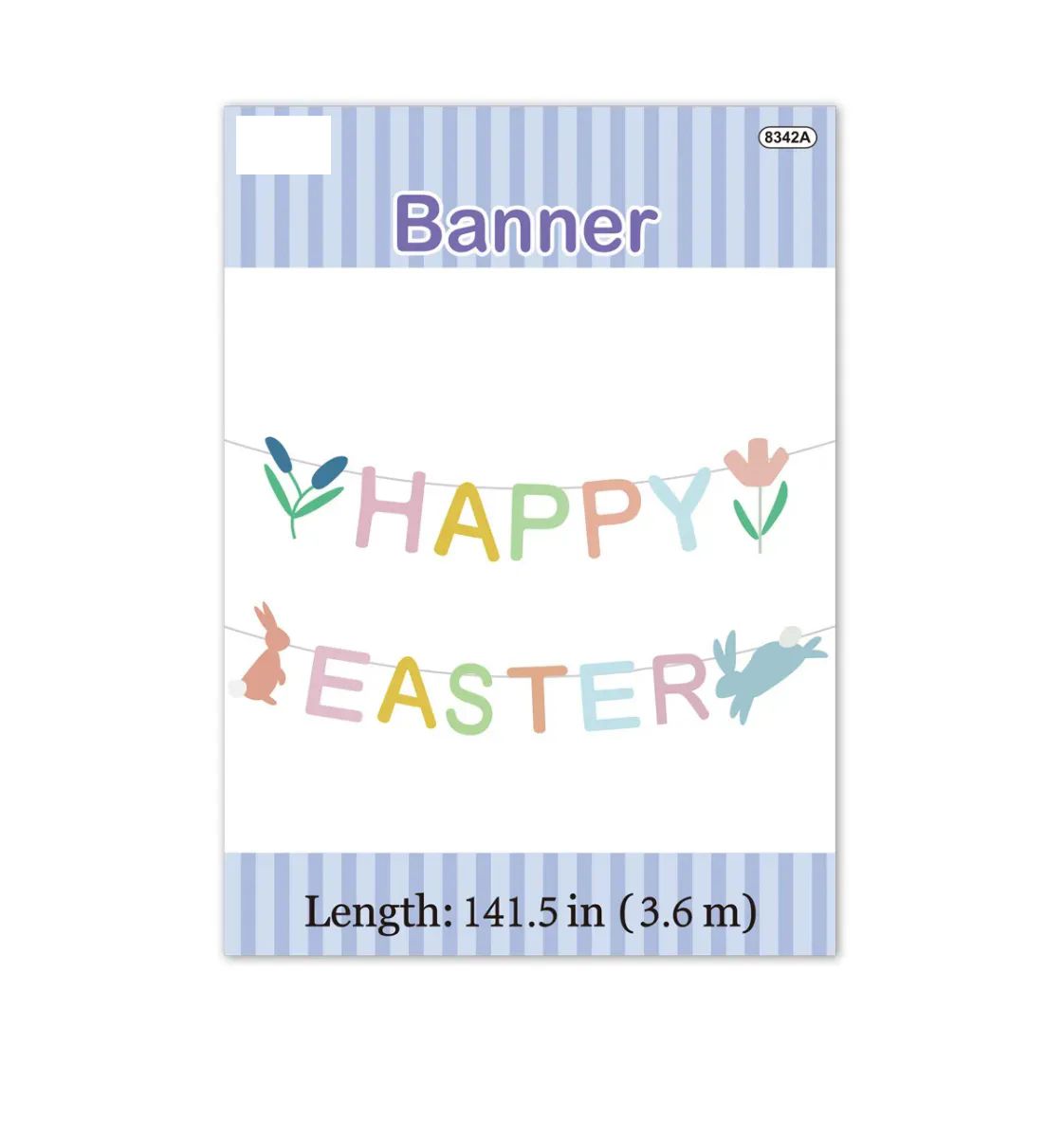 24 Pieces of 12ft Easter Banner