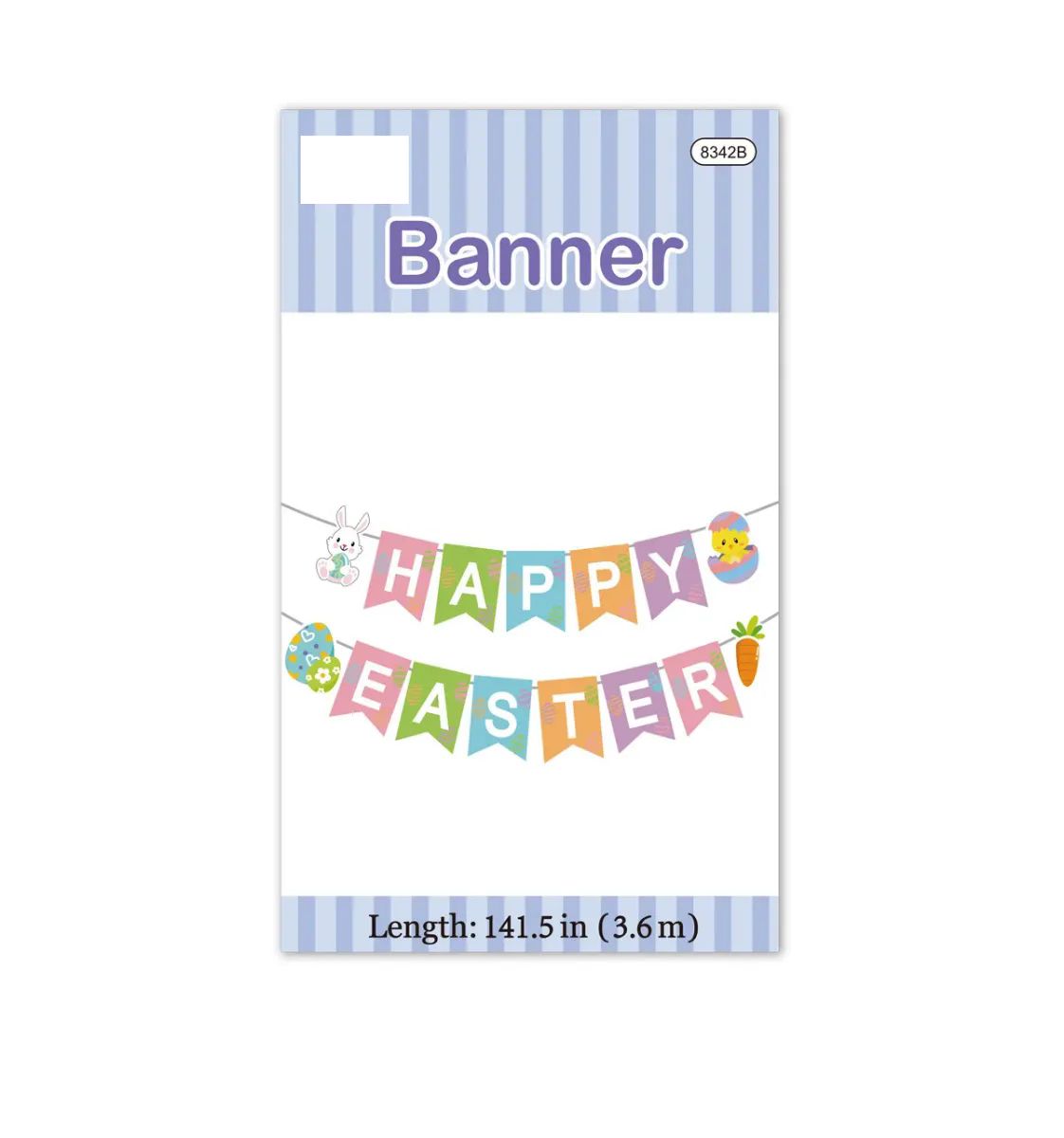 24 Pieces of Easter Banner 141.5 in