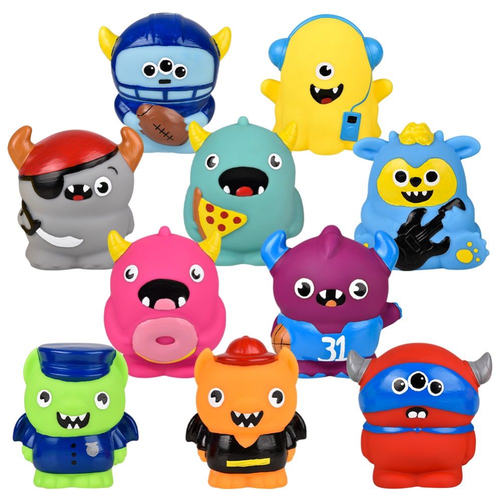 60 pieces of Big Rubber Monster Collectible Mix 6 inch 60ct