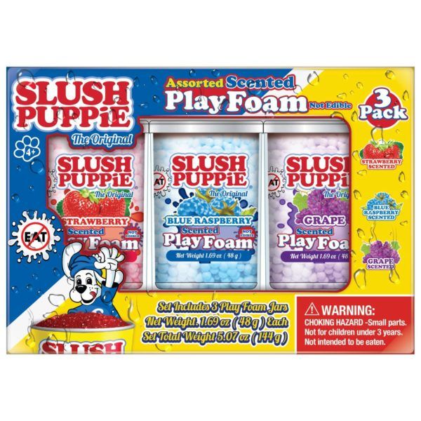 12 pieces of Slush Puppie Scented Play Foam