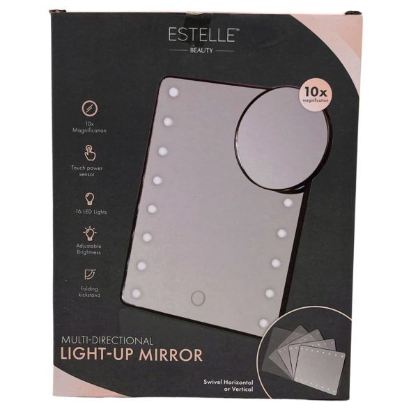6 pieces of Estelle Beauty MultI-Directional 16 Led Makeup Mirror In Black