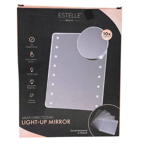 6 pieces of Estelle Beauty MultI-Directional 16 Led Makeup Mirror In White