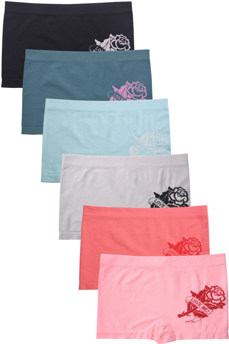 216 Pieces of Sofra Ladies Seamless Boyshorts Panty