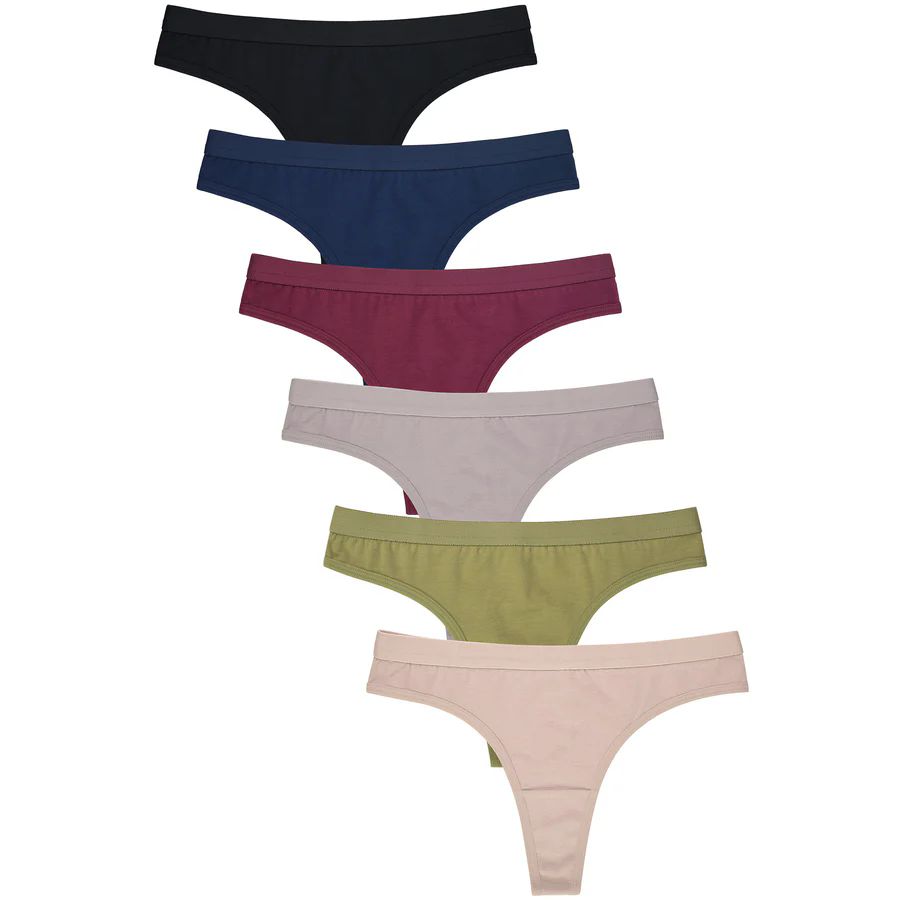 432 Pieces of Sofra Ladies Cotton Thong Panty