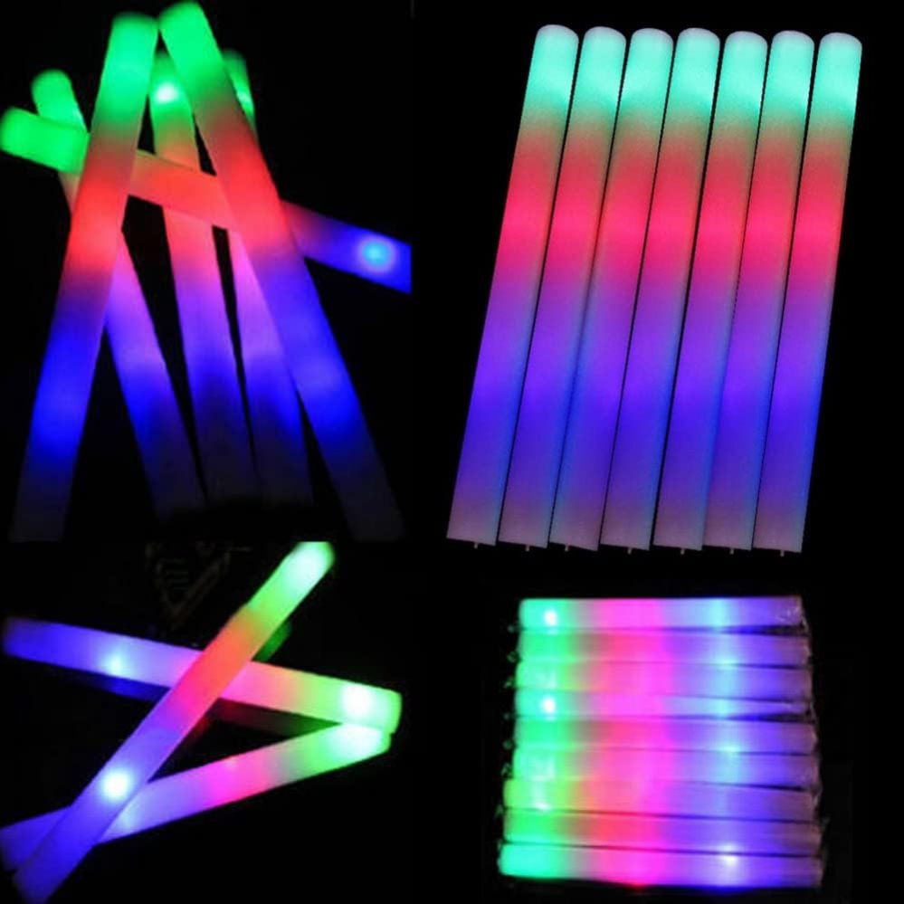 100 pieces of Led Light Up Foam Wand