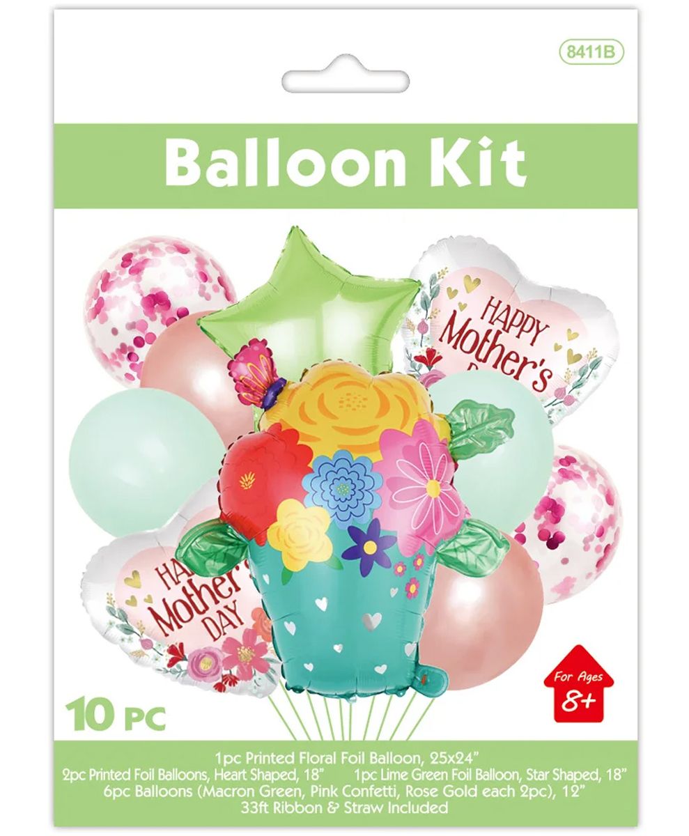 24 Pieces of 5pc Mother's Day Balloon Kit