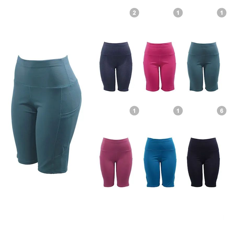 30 Pieces of Womens Biker Shorts Assorted