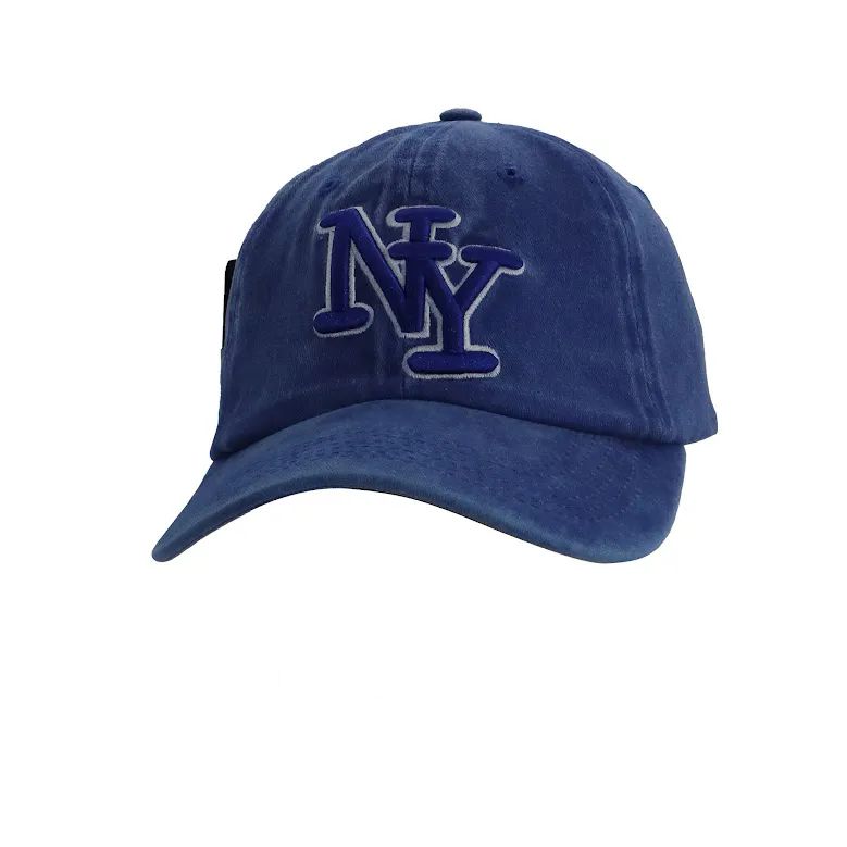 6 Pieces of Men Caps Logo NY Navy