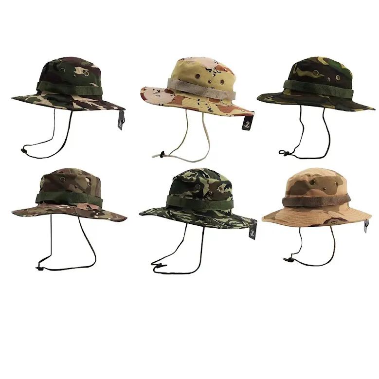 6 Pieces of Camouflage  Boonie Hat