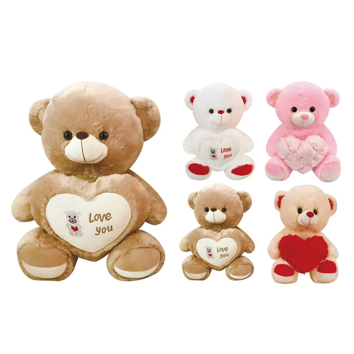 48 Pieces of 12 inch Bear With Heart