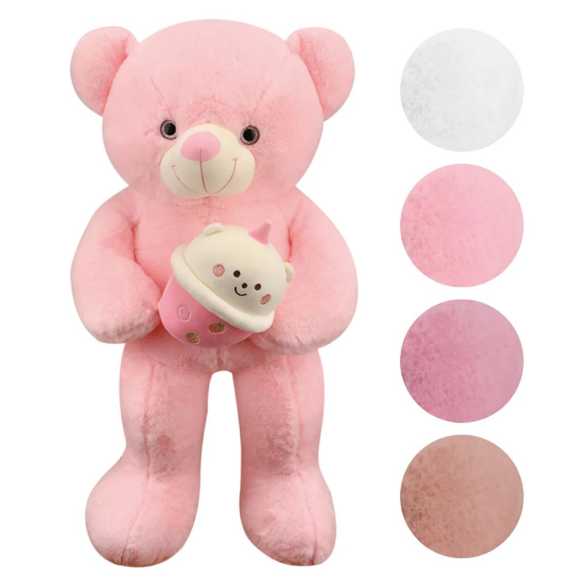8 Pieces of 40 inch Bear W/ Bottle Assorted Colors
