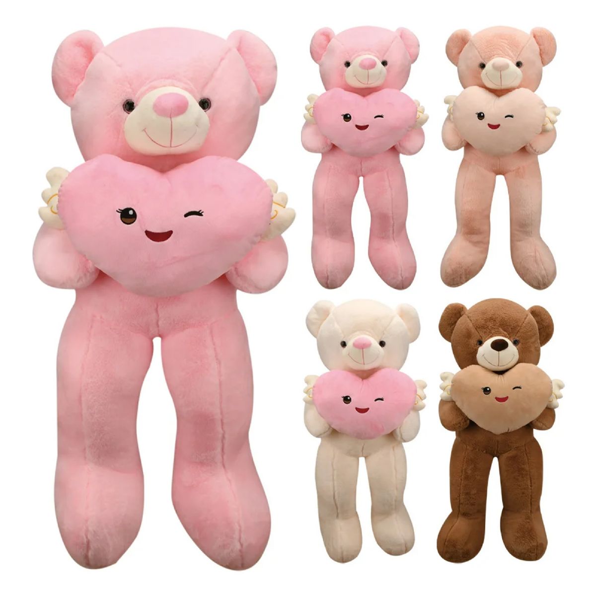 8 Pieces of 40 inch Bear W/ Heart