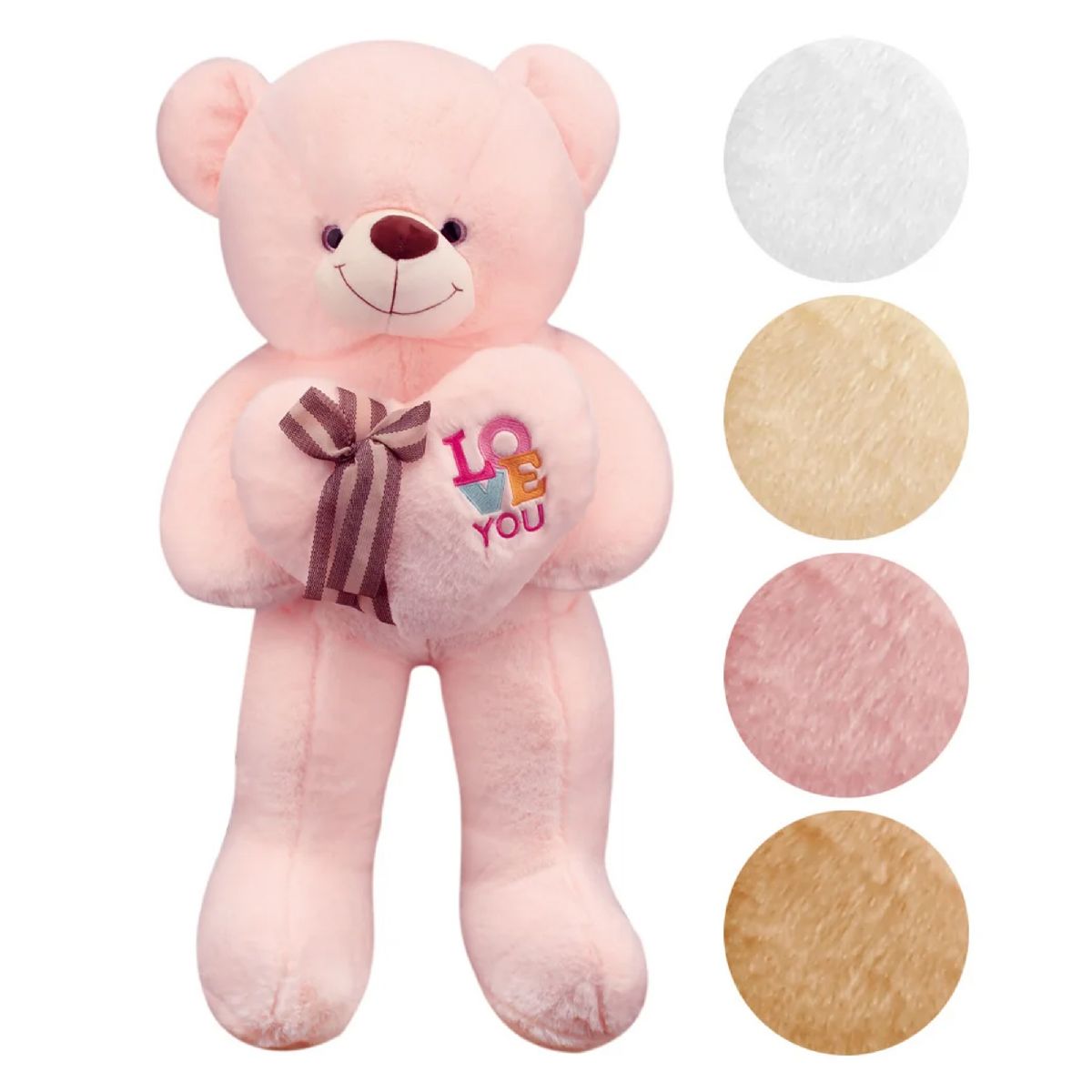 8 Pieces of 47 inch Bear With Heart 4 Assorted Colors