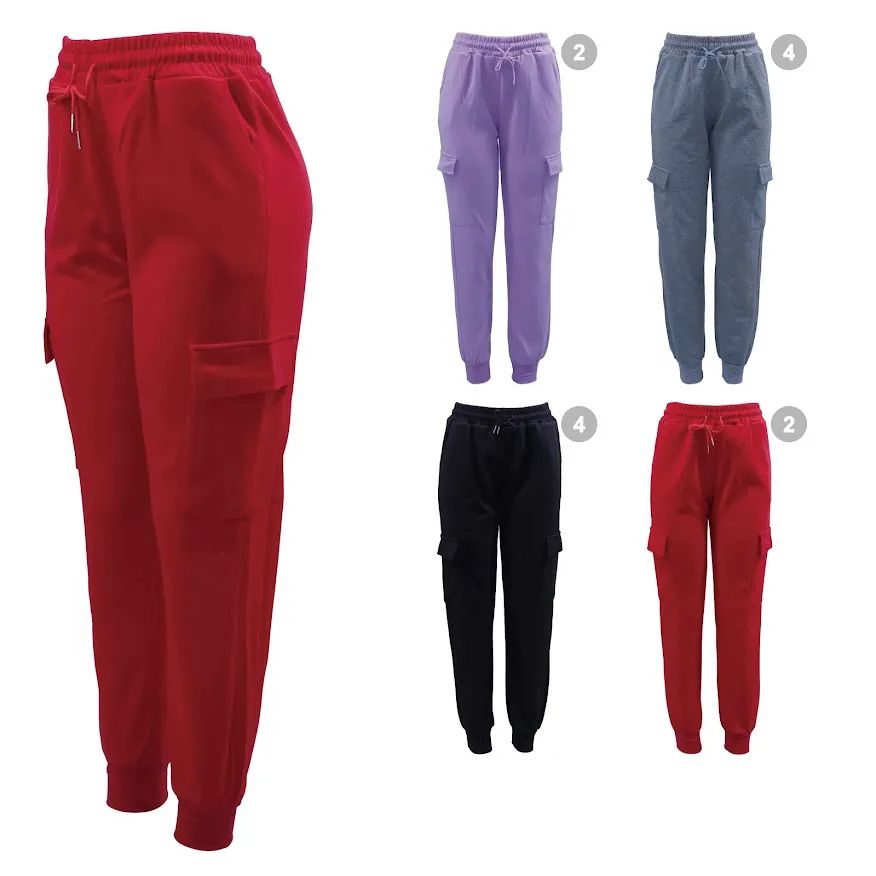 12 Pieces of Womens Jogger Pants with Pockets