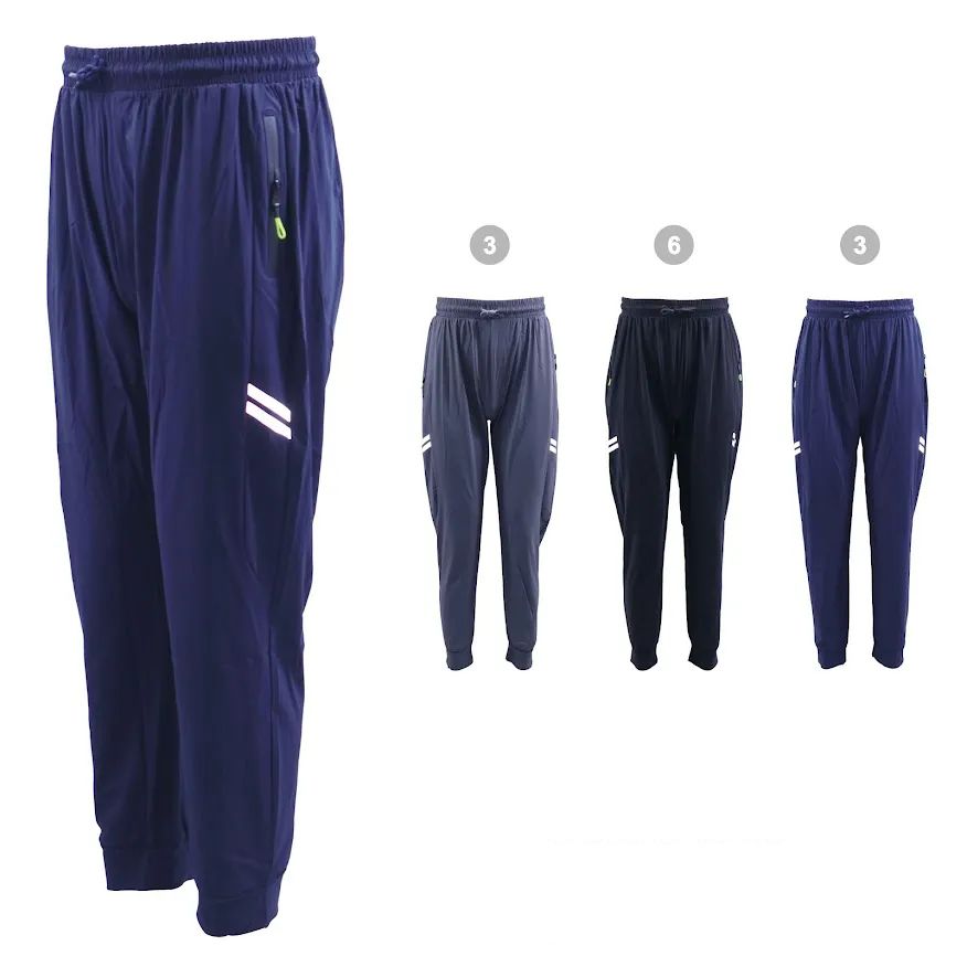 12 Pieces of Mens Gartered Pants with Double Stripes
