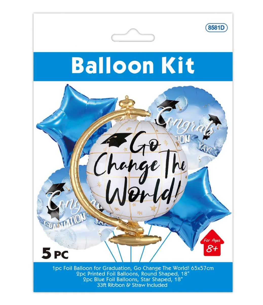48 Pieces of 5pc Graduation Balloon Kit