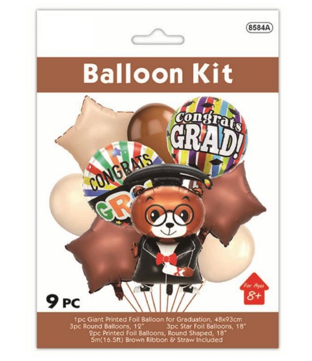 48 Pieces of 9pc Graduation Balloon Kit