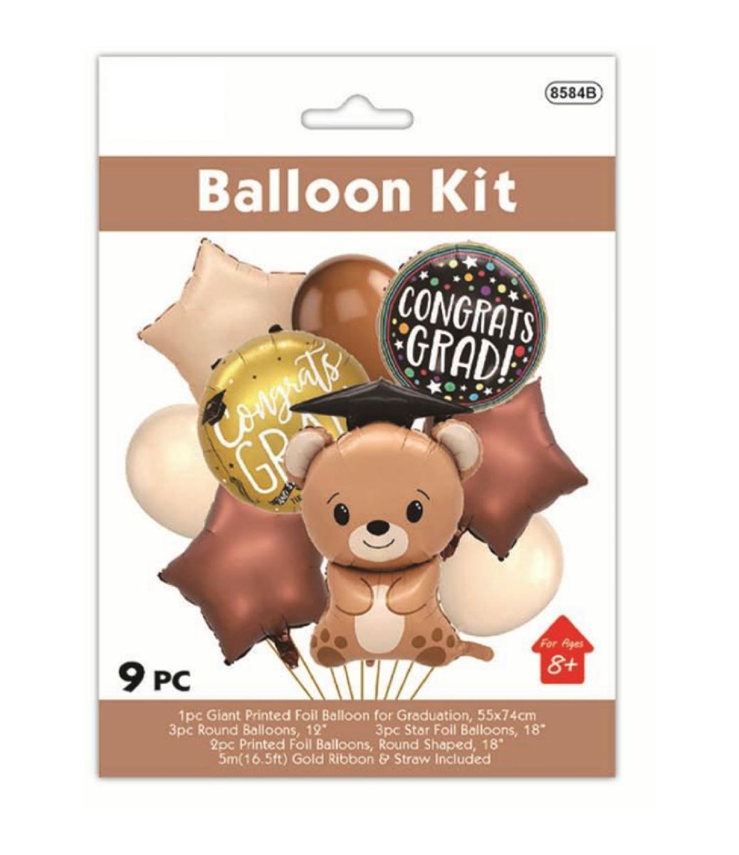48 Pieces of 9pc Graduation Balloon Kit