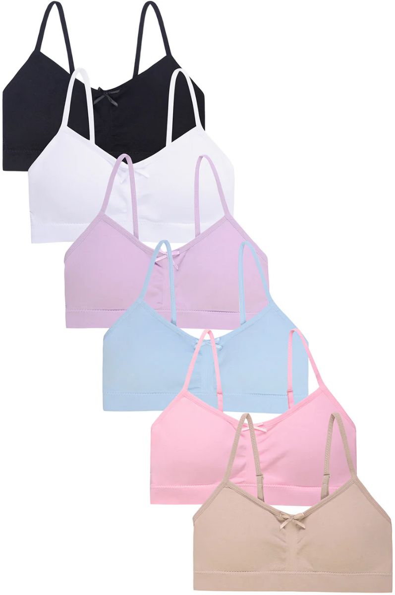 216 Pieces of Sofra Girl's Seamless Training Bra Size S/m Age 7 To 11