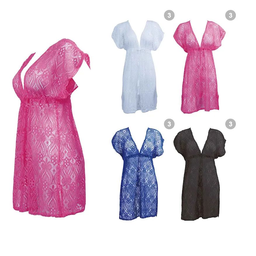 18 Pieces of Coverup Top Assorted Colors