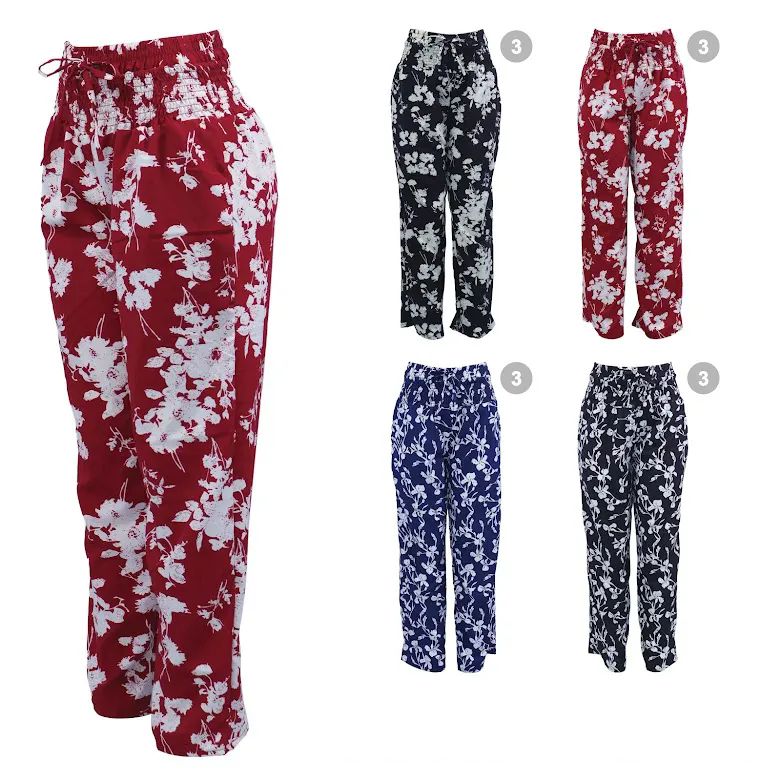12 Pieces of Women Loose Fit Styled Pants