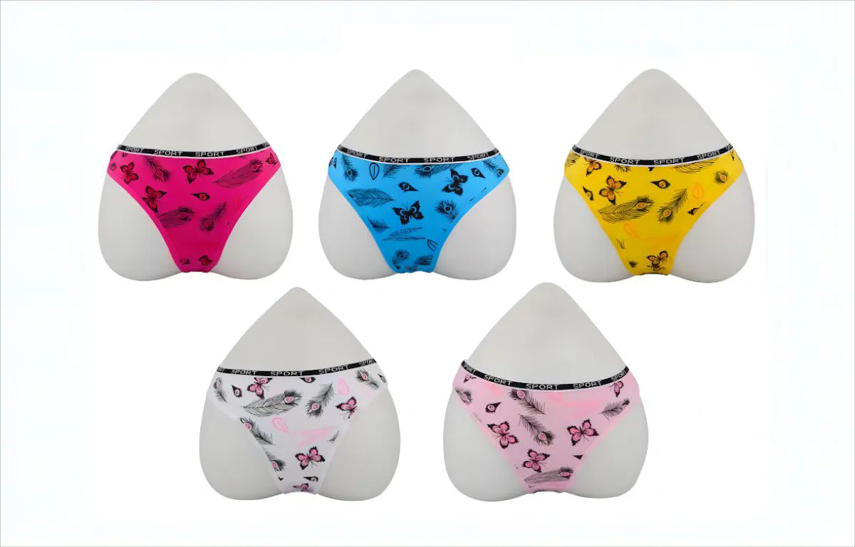 60 Pieces of Womens Panties Butterlfy Design