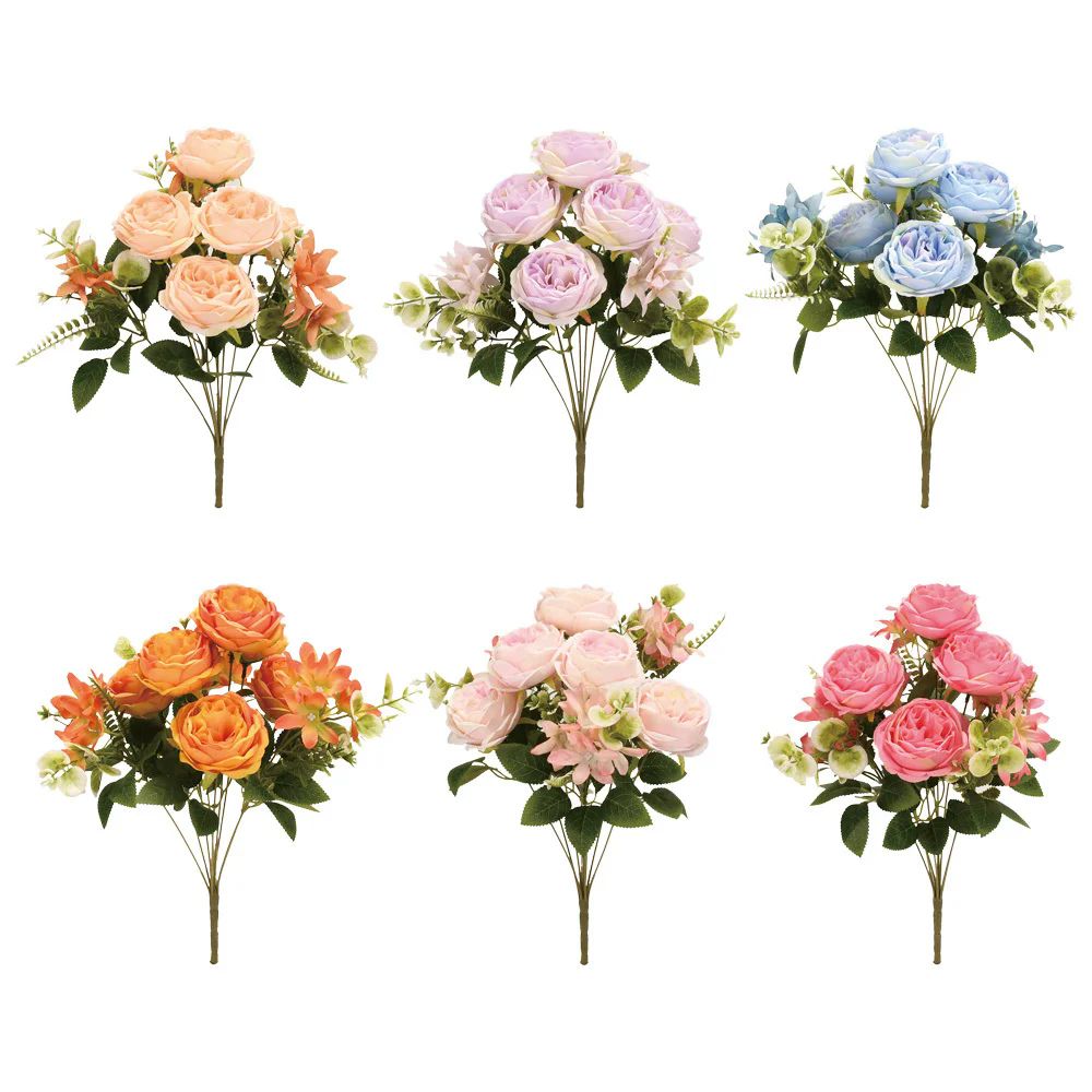 24 Pieces of Artificial Flower Bouquet