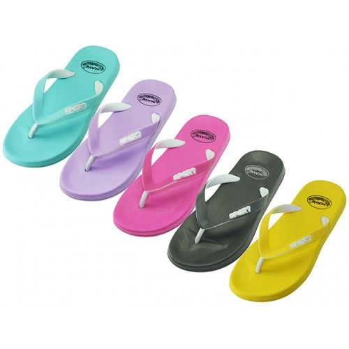 42 Pairs of Youth's "wave" Super Soft Rubber Thong Sandals