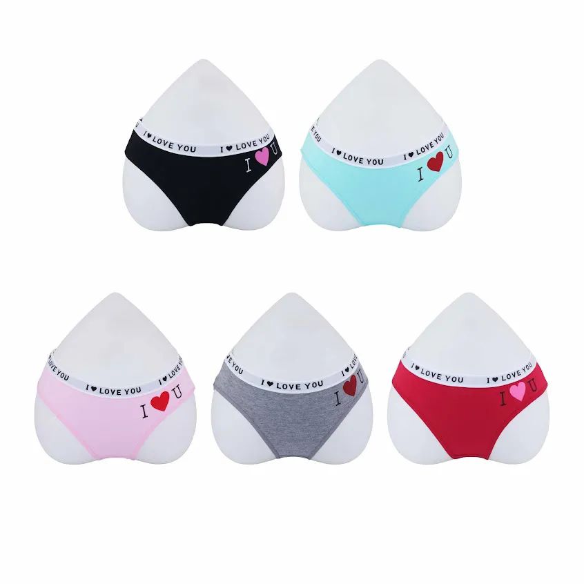 60 Pieces of Womens I Heart U Panties