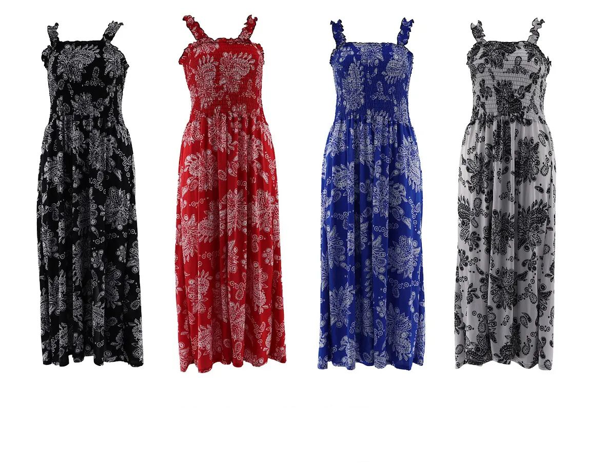 12 Pieces of Womens Smock Dress Size Assorted