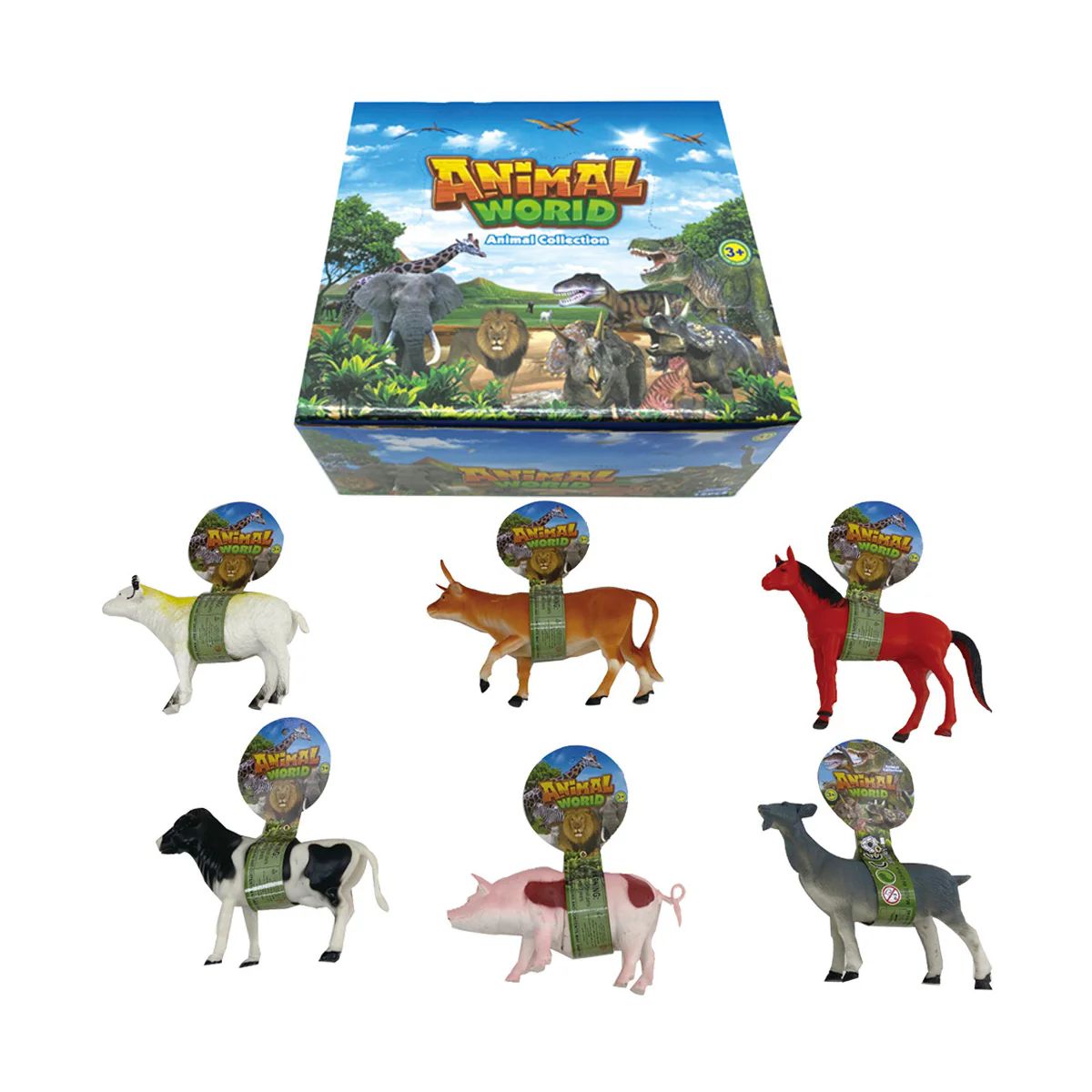 72 Pieces of Assorted Farm Animal Toys