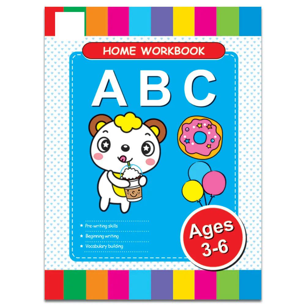 48 Pieces of Education Home Work Book Abc Caps