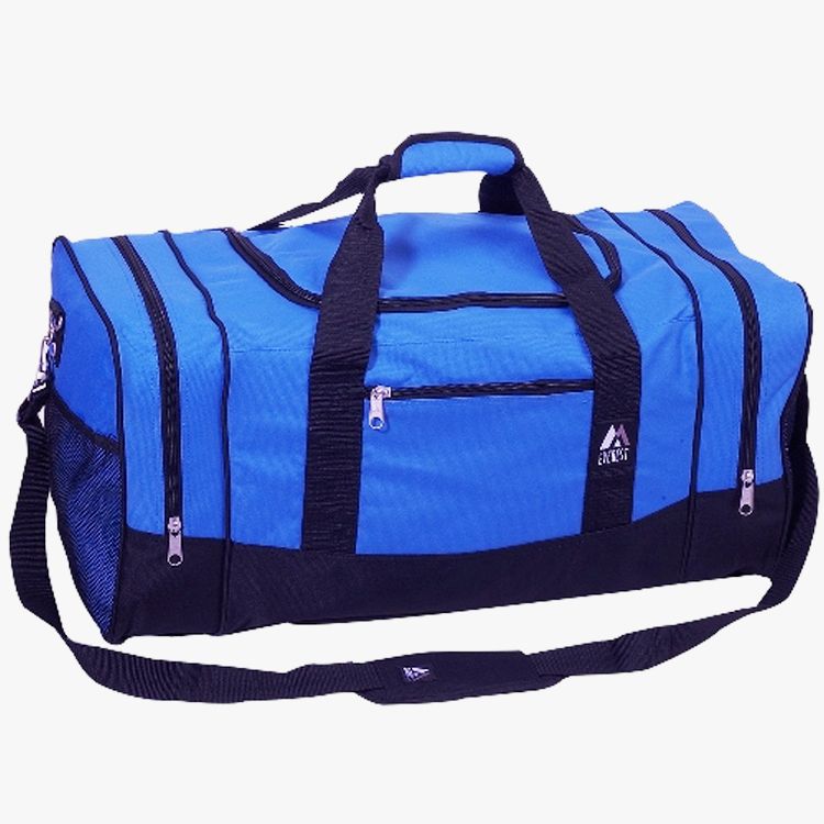 20 Pieces of Crossover Duffel Bag 10" W X 20" H X 10" D Royal Blue