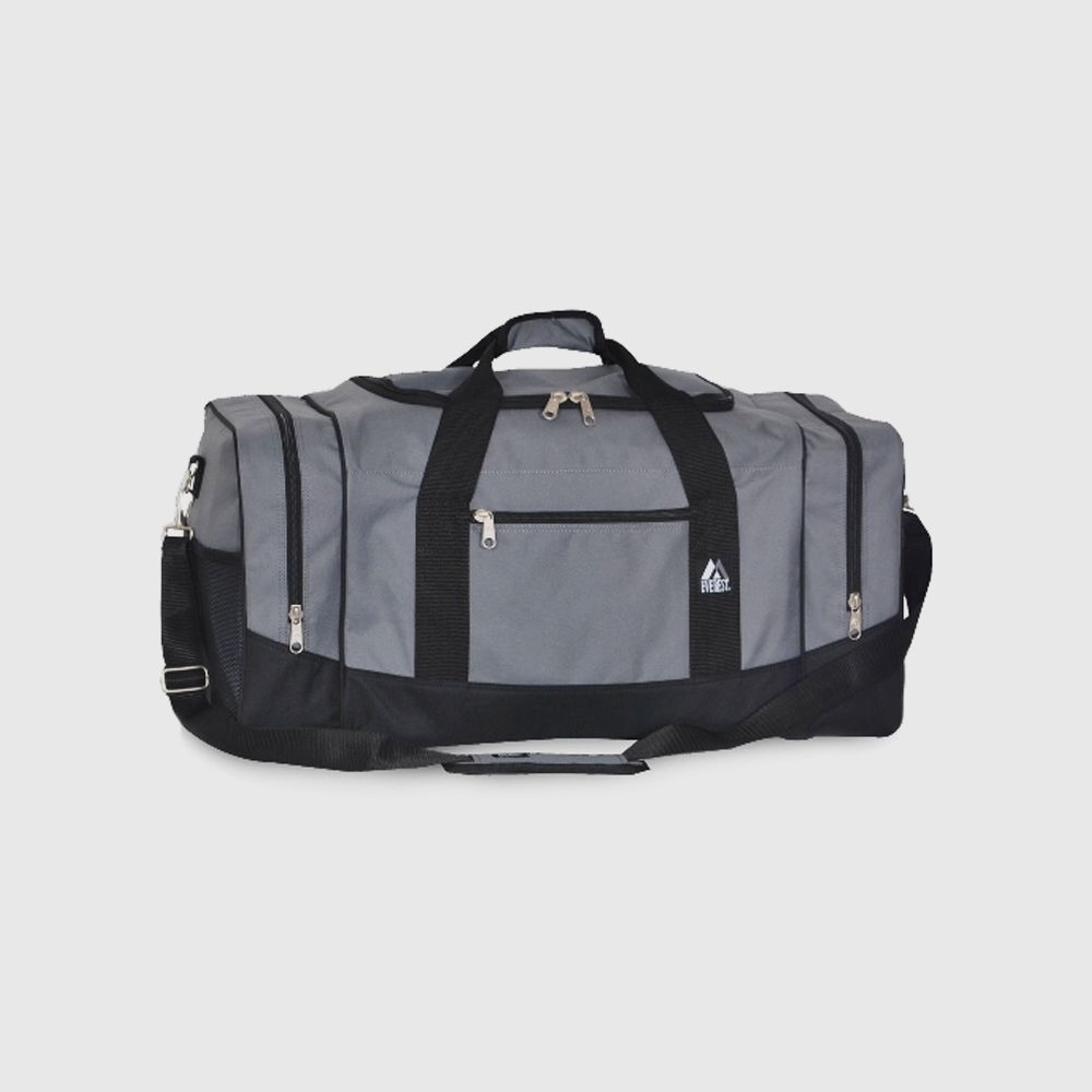 20 Pieces of Crossover Duffel Bag - Large 12" W X 25" H X 12" D Dark Gray