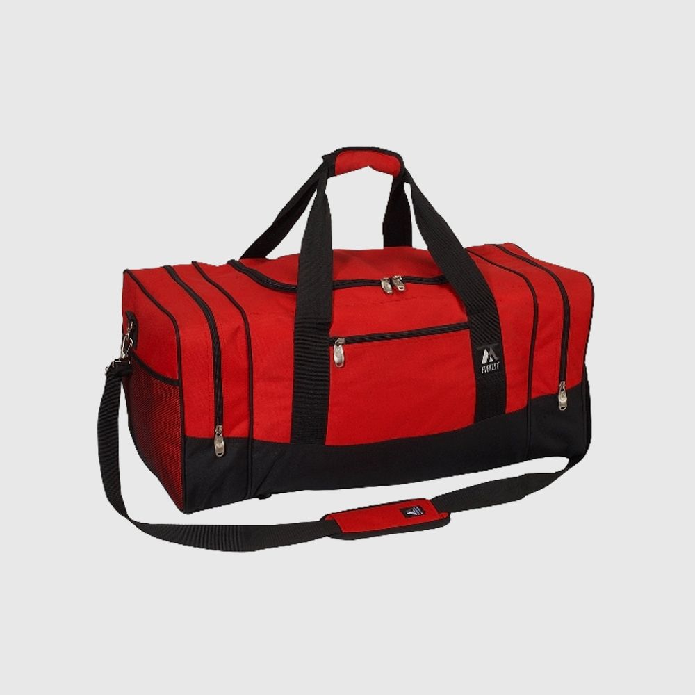 20 Pieces of Crossover Duffel Bag - Large 12" W X 25" H X 12" D Red
