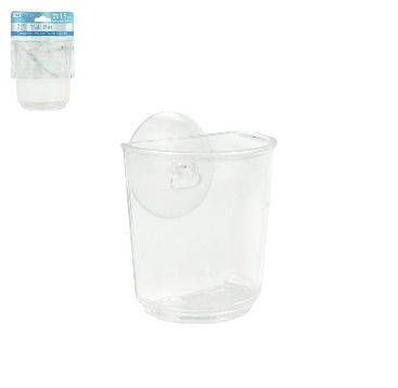 18 pieces of Ch Tall BiN-Suct Cup Cl 3x2.25x3.50in