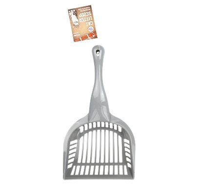 72 Pieces of Bp Cat Litter Scoop Md 10.5in Plast Gray