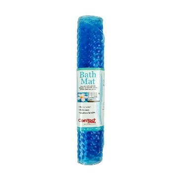 4 pieces of CoN-Tact Bubble Blue Bath Mat 34.5x15in