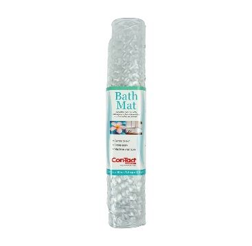 4 pieces of CoN-Tact Bubble Clear Bath Mat 34.5x15in