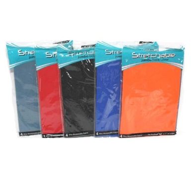 24 pieces of Jumbo Sbcs - Primary Solids Only (blue, Red, Emerald, Black, Orange & Yellow) Fits Up To 9 inch X 11 inch Books