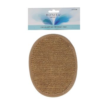 48 pieces of Bh Exfoliating Sponge Pad Tan 6.5x4.7 in